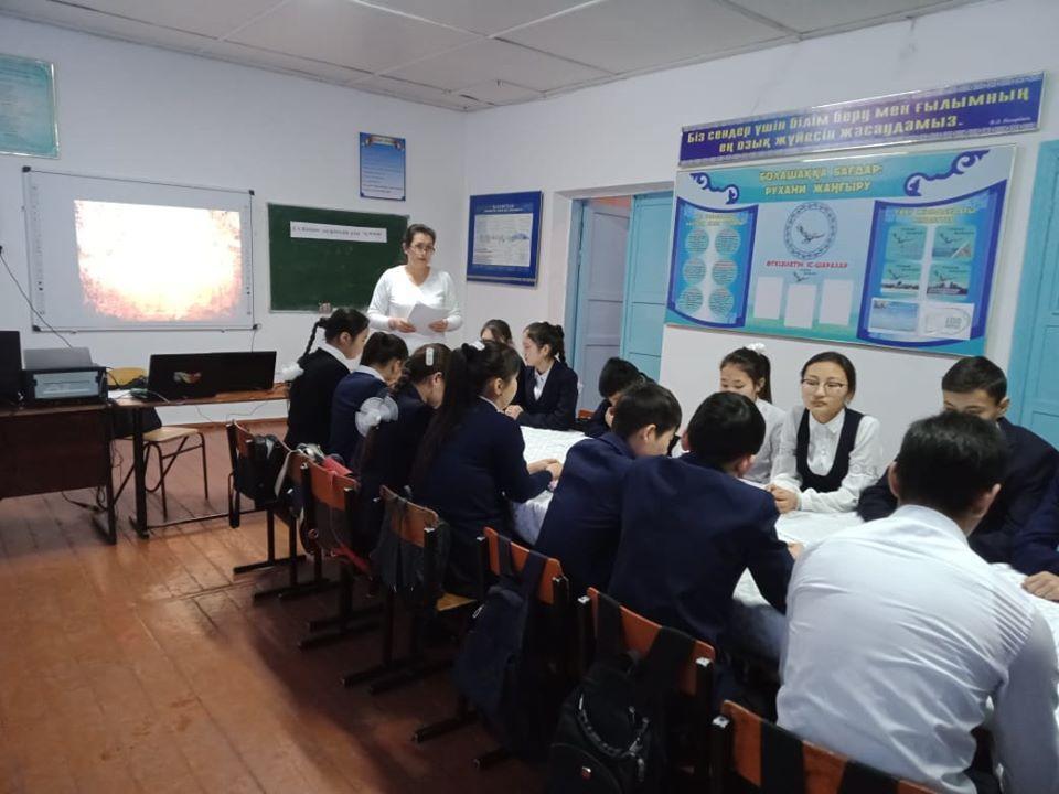  Еліміздің ел болып құрылуына бар өмірін арнаған еліміздің біртуар ұлы Д.А.Қонаевтың туғанына 108 жыл толуына орай сынып сағаттары өткізілді.