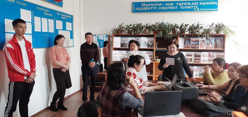 Коронавирустын алдын алу мақсатында түсіндірме жұмыстары жүргізілді.