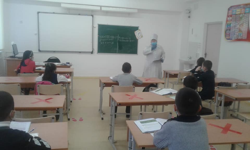 COVID-19 коронавирус індетінің алдын алу түсіндірме жұмыстары жүргізілді.