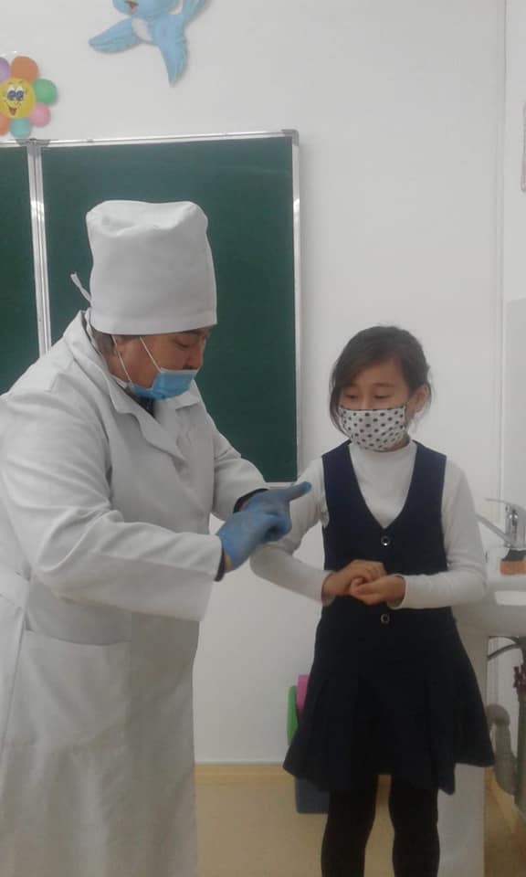 COVID-19 коронавирус індетінің алдын алу түсіндірме жұмыстары жүргізілді.