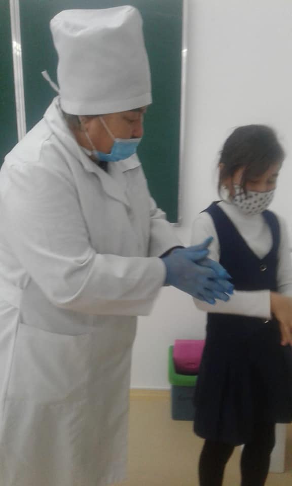 COVID-19 коронавирус індетінің алдын алу түсіндірме жұмыстары жүргізілді.