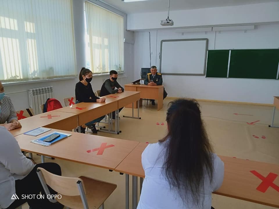  "Түлек KZ" жобасы бойынша Домалақ ене атындағы орта мектебінің  1976 жылғы   түлегімен "Мамандығым мақтанышым" тақырыбында кездесу өтті   