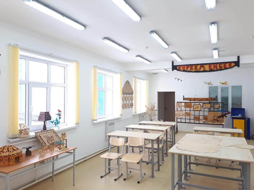 "Шебер қолдар" үйірмесінен көрініс.